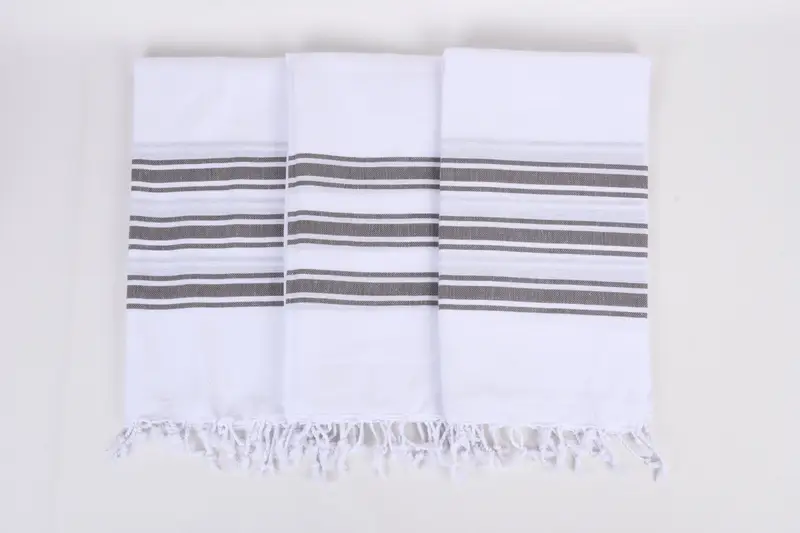 Yoga Towel, Family Gift, 70x40 Cotton Striped Towel, Travel towel, Gift For Him, Luxury towel, Thin and lightweight Turkish peshtemal, Holiday Towel - 7