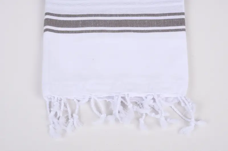 Yoga Towel, Family Gift, 70x40 Cotton Striped Towel, Travel towel, Gift For Him, Luxury towel, Thin and lightweight Turkish peshtemal, Holiday Towel - 3