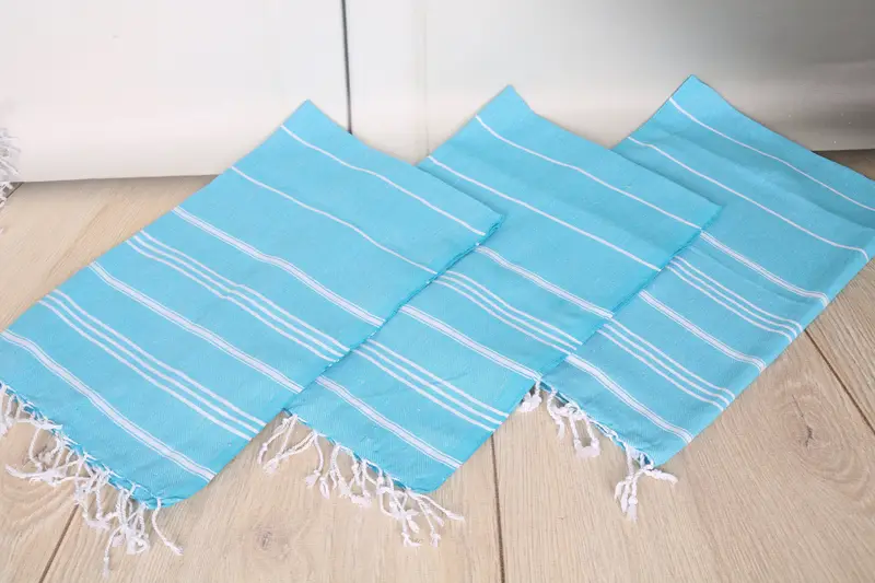 Wedding Favors, Christmas Gift, Beach Wedding Favor, Turkish Towel Monogram, Bridesmaid Gifts, 40x24 Cotton Striped Towel, Personalized Dish Towel - 6