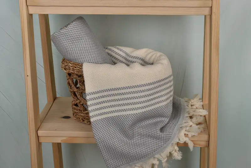 Turkish Towel USA, Luxury Turkish Bath Towel, Pool Towels, Personalized Towel, 70x40 Cotton Striped Towel, Custom Beach Towel, Bachelor Party Favors - 4