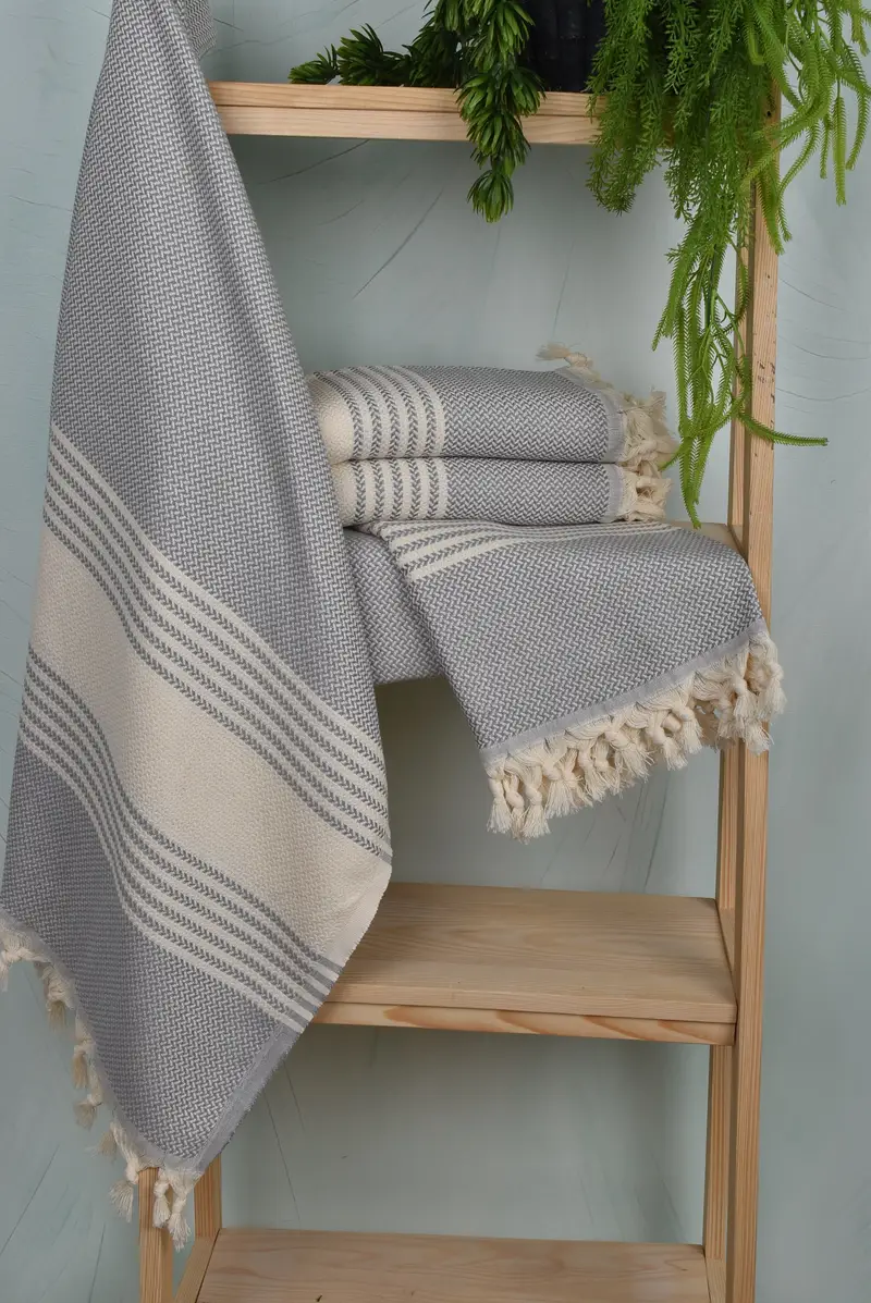 Turkish Towel USA, Luxury Turkish Bath Towel, Pool Towels, Personalized Towel, 70x40 Cotton Striped Towel, Custom Beach Towel, Bachelor Party Favors - 6