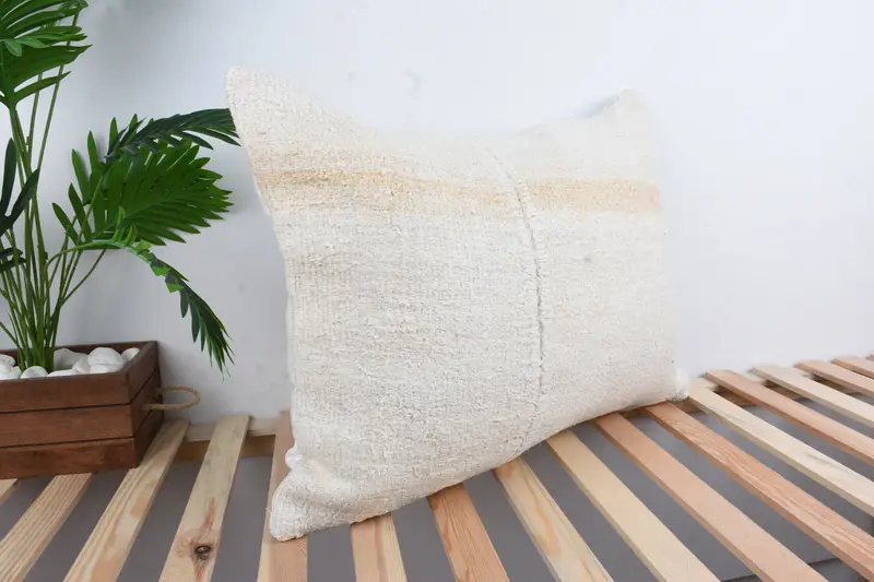 Turkish Pillow, 20x28 White Cushion Case, Pillow for Sofa, Square Throw Cushion Cover, Nautical Throw Cushion Cover, Cushion Case, Gift Pillow - 4