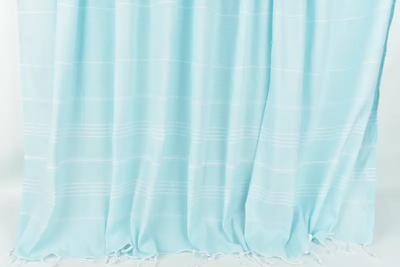 Shower Curtain, Boho Throw Blankets, Personalized Bridesmaid Gift, Throw Blanket, Turkish Cotton Blanket, Woven Blanket, 96x80 Cotton Striped Towel - 8