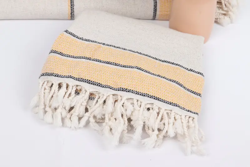 Bachelorette Party Favors, 70x36 Linen Striped Towel, Best Friend Wedding Gift, Personalized Gifts, Monogram Towels, Home Gift, Personalized Towel - 5
