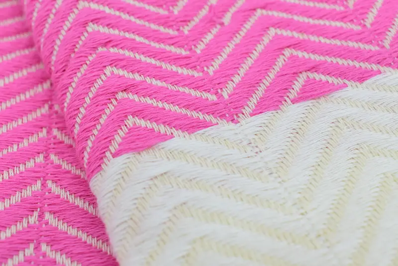 Turkish bath towel for spa, Personalize Gift, Organic Turkish towel, Family Gift Basket, Best Friend Gift, Fouta towel, 70x40 Cotton Zig zag Towel - 2