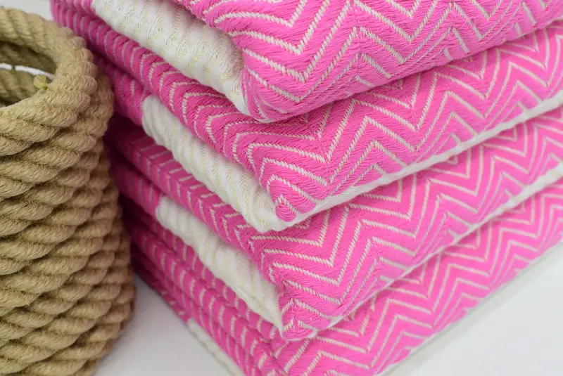 Turkish bath towel for spa, Personalize Gift, Organic Turkish towel, Family Gift Basket, Best Friend Gift, Fouta towel, 70x40 Cotton Zig zag Towel - 5