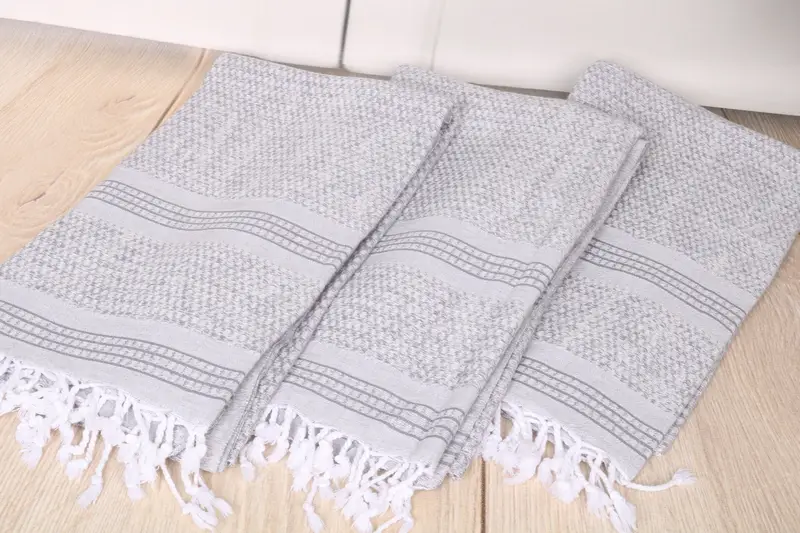 Extra large Turkish bath towel, Turkish Towel USA, Yoga Towel, Fouta towel, 70x36 Linen Striped Towel, Wedding Day Gift For Bride, Lightweight towel - 6
