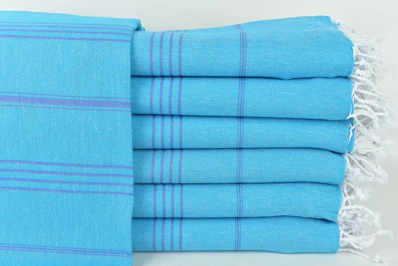 70x40 Cotton Striped Towel, Turkish beach towel, Home Decor Towel, Bachelorette Party Gifts For Bride, Turkish bath towel, Personalized Towel - 1