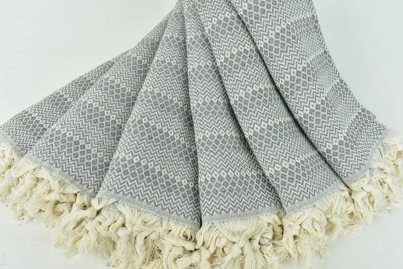 Bridesmaid Favors, Turkish bath towel, Sand-free towel, Girls Weekend Favors, Travel Towel, 70x38 Cotton Diamond Towel, Quick-Dry Beach Towel - 4