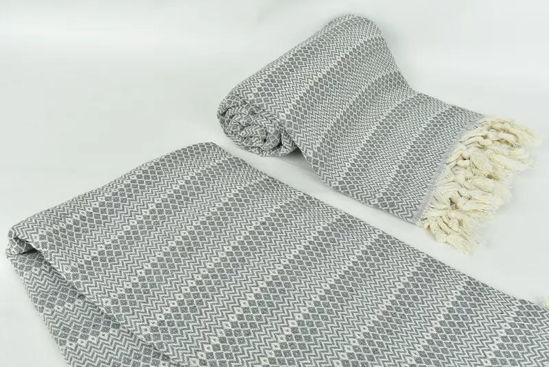 Bridesmaid Favors, Turkish bath towel, Sand-free towel, Girls Weekend Favors, Travel Towel, 70x38 Cotton Diamond Towel, Quick-Dry Beach Towel - 7