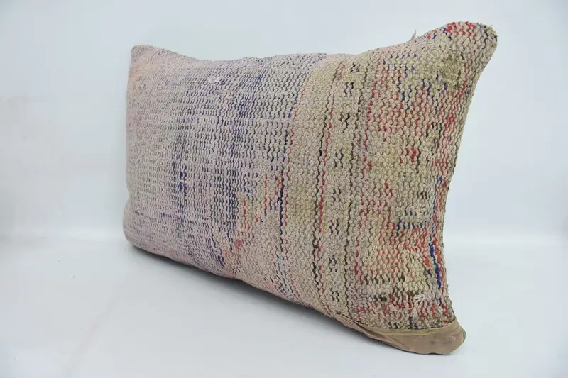 Decorative Cushion Cover, Cushion Case, Vintage Pillow, Traditional Cushion Cover, Pillow for Couch, Home Decor Pillow, 16x24 Blue Cushion Case - 4