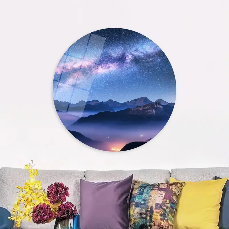 ステラキャンバス: 夜空、銀河、コスモスアートをプリント