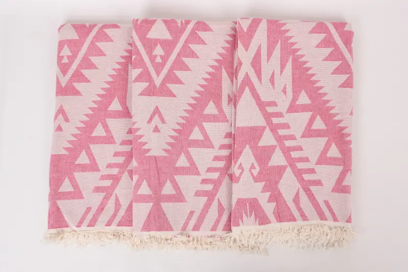 Travel towel, Friends Beach Towel, Lightweight Turkish towel, Turkish Bath Towel Set, Maid Of Honor Gift, Summer Gift, 76x40 Cotton Geometric Towel - 7