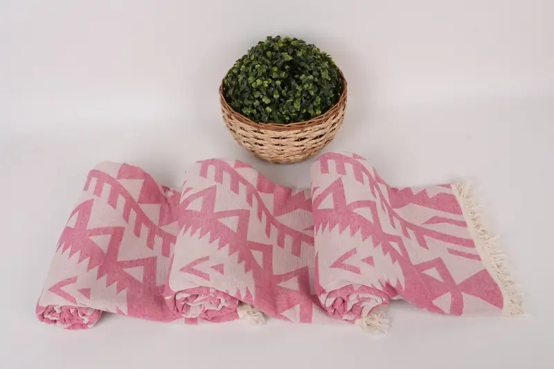 Travel towel, Friends Beach Towel, Lightweight Turkish towel, Turkish Bath Towel Set, Maid Of Honor Gift, Summer Gift, 76x40 Cotton Geometric Towel - 8