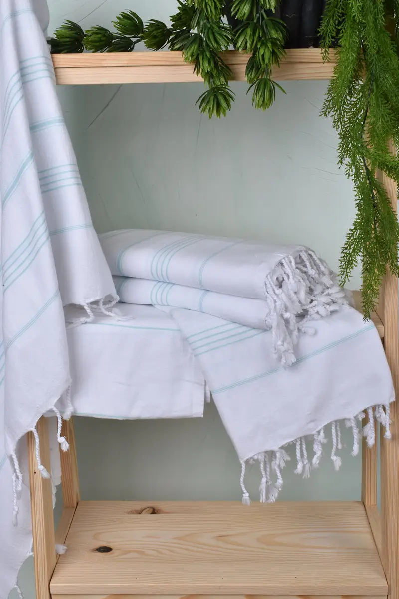 Summer Gift, Bachelorette Favor, 70x40 Cotton Striped Towel, Home Decor Gifts, Girls Weekend Favors, Valentines Day Gift For Her, Turkish bath towel - 12