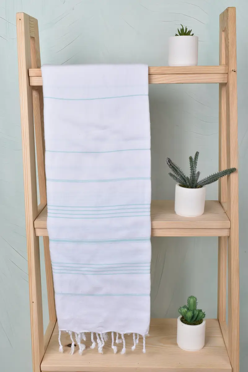 Summer Gift, Bachelorette Favor, 70x40 Cotton Striped Towel, Home Decor Gifts, Girls Weekend Favors, Valentines Day Gift For Her, Turkish bath towel - 16