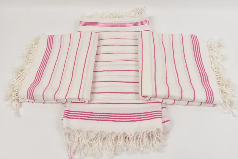 Thin towel, Valentines Day Gift For Her, Turkish bath towel, Personalized Wedding Gift, Guest Towel, 70x40 Cotton Striped Towel, Personalize Gift - 6