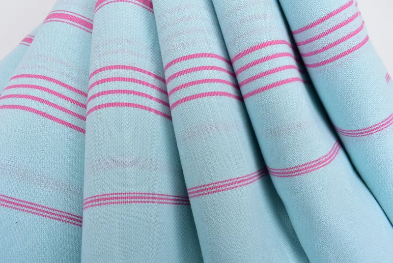 Bathroom Towel, Turkish towel, Peshtemal Towel, Scarf Towel, 70x40 Cotton Striped Towel, Guest Towel, Organic Turkish towel, Custom Towel Beach - 5