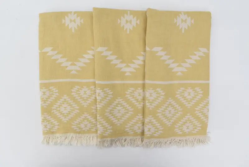 70x36 Cotton Kilim Towel, Housewarming Gift, Bridesmaid Favors, Custom Wedding Gift, Quick-Dry Beach Towel, Embroidery Towel, Home Decor Gifts - 6