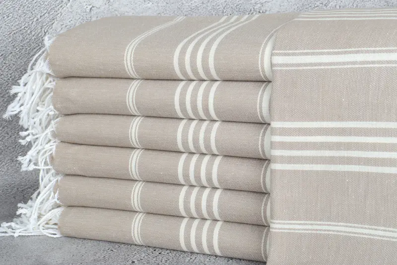 Bridesmaid Favors, 76x40 Cotton Striped Towel, Embroidery Towel, Lightweight towel, Turkish bath towel, Bachelorette Towel, Beach Towel Bulk - 1