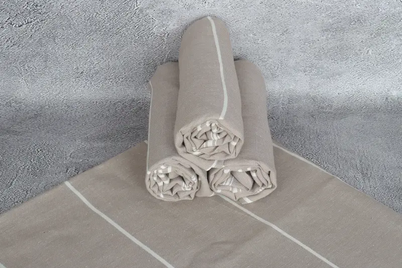 Bridesmaid Favors, 76x40 Cotton Striped Towel, Embroidery Towel, Lightweight towel, Turkish bath towel, Bachelorette Towel, Beach Towel Bulk - 7