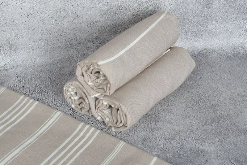 Bridesmaid Favors, 76x40 Cotton Striped Towel, Embroidery Towel, Lightweight towel, Turkish bath towel, Bachelorette Towel, Beach Towel Bulk - 8
