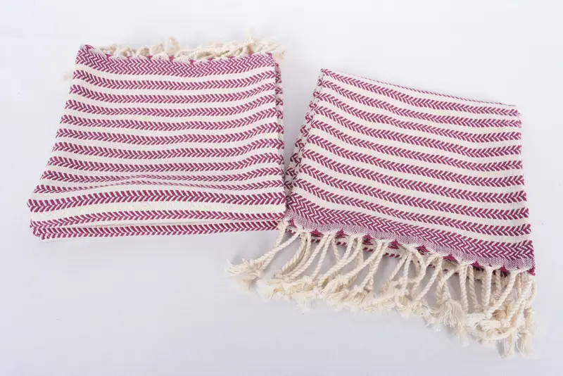 Wedding Favors, Personalized Home Gift Wedding, Monogrammed Hand Towel, Small Bath Towels, Best Friend Gift Ideas, 40x18 Cotton Chevron Towel - 7