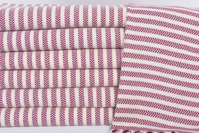Wedding Favors, Personalized Home Gift Wedding, Monogrammed Hand Towel, Small Bath Towels, Best Friend Gift Ideas, 40x18 Cotton Chevron Towel - 2