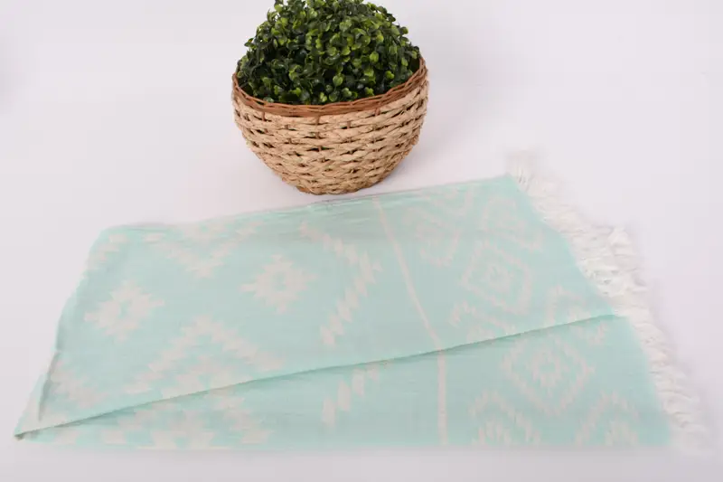 Küchentuch, Sommertuch, Hochzeitsgeschenk, Brautjungfer Vorschlag Geschenk, Sonderanfertigungshandtuch, Hochzeitsgeschenkküchentuch, 40x20 Baumwollkilim Handtuch - 4