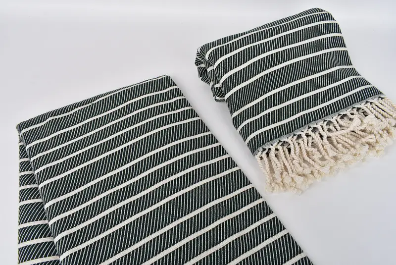 Luxury towel, 70x40 Bamboo Herringbone Towel, Bachelorette Party Favor, Handmade Turkish Towel, Personalized Wedding Gift, Best Beach Towel - 7
