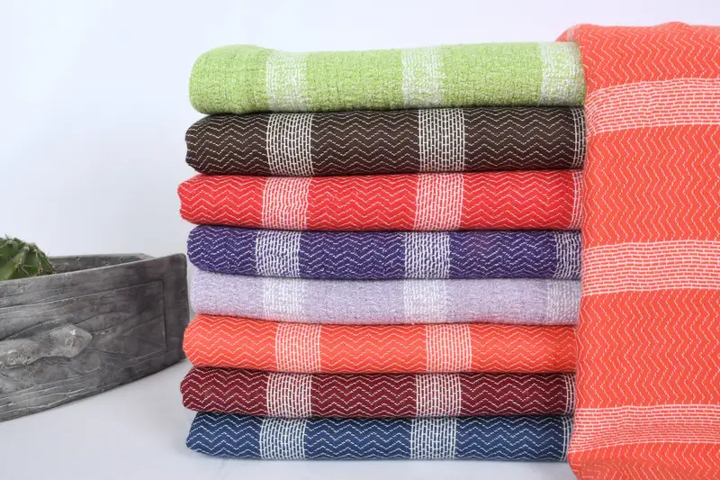 Holiday Towel, Turkish fouta towel for outdoor use, Custom Beach Towel, 70x36 Cotton Striped Towel, Turkish towel, Grandma Gift, Best Beach Towel - 2
