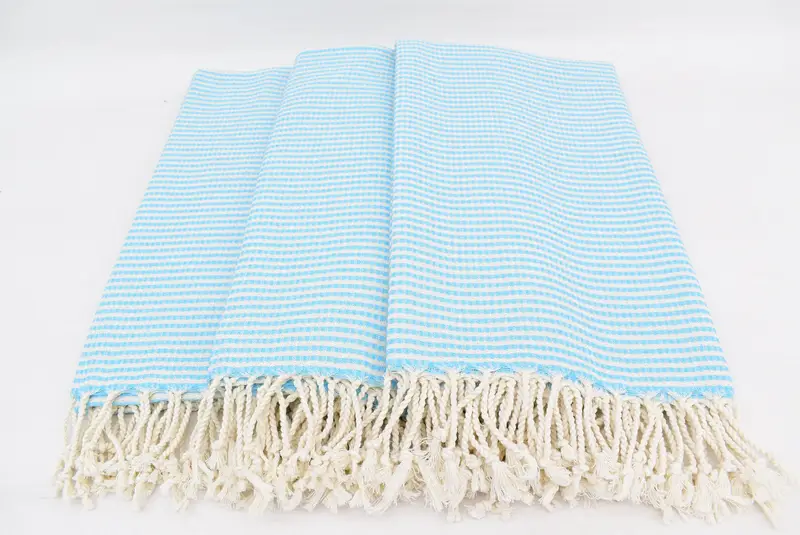 Luxury Turkish peshtemal beach towel, Spa Towel, Cotton towel, Wedding Gift, 70x40 Cotton Striped Towel, Personalized Towel, Maid Of Honor Gift - 8