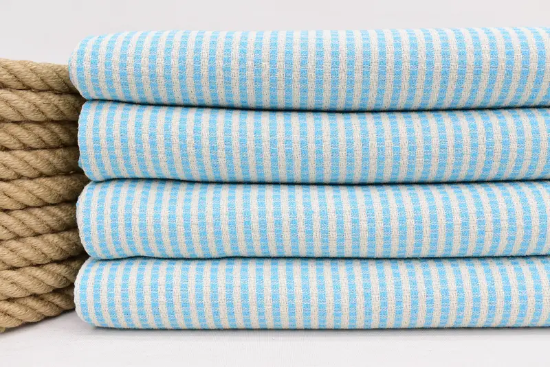 Luxury Turkish peshtemal beach towel, Spa Towel, Cotton towel, Wedding Gift, 70x40 Cotton Striped Towel, Personalized Towel, Maid Of Honor Gift - 7