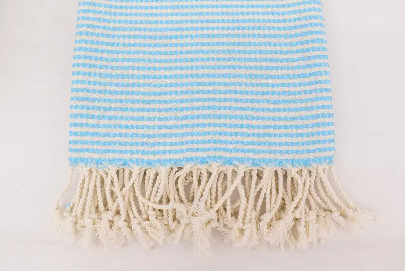 Luxury Turkish peshtemal beach towel, Spa Towel, Cotton towel, Wedding Gift, 70x40 Cotton Striped Towel, Personalized Towel, Maid Of Honor Gift - 4