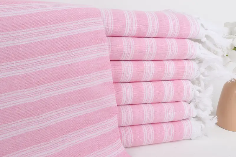 Bathroom Towel, Gifts For Him, Personalized Towel Gift, Quick-dry peshtemal, Handmade Gift, Handwoven Turkish bath towel, 70x40 Cotton Striped Towel - 1