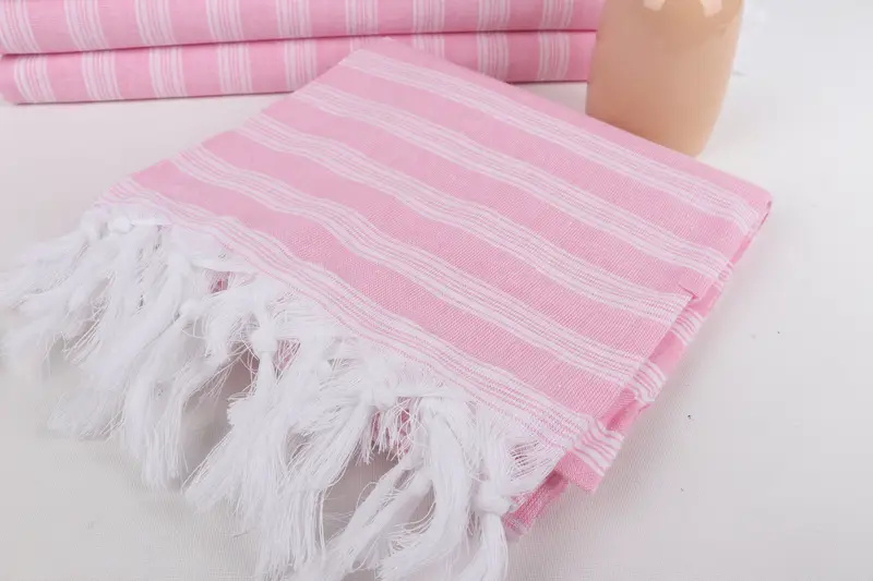 Bathroom Towel, Gifts For Him, Personalized Towel Gift, Quick-dry peshtemal, Handmade Gift, Handwoven Turkish bath towel, 70x40 Cotton Striped Towel - 5