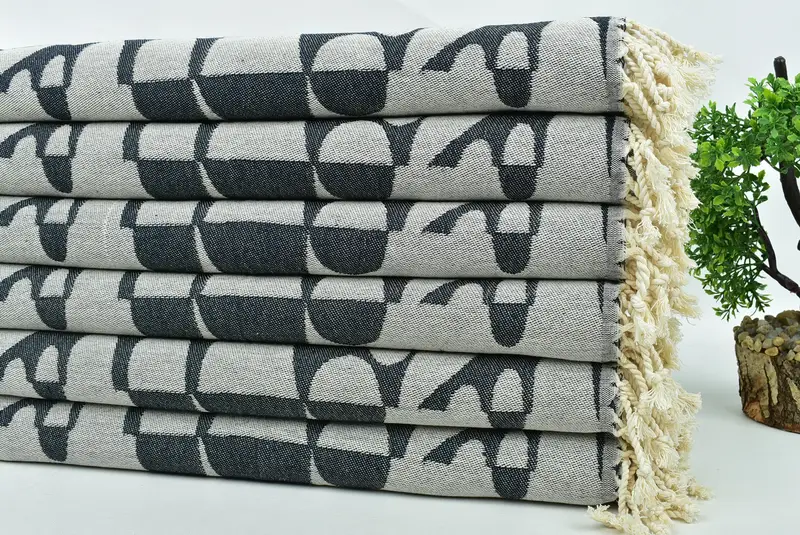 Özel Türk Havlu, Türk Çay Havlusu, 36x18 Pamuklu Kaplumbağa Tasarım Havlu, Banyo Havlusu, Monogramlı El Havlusu, Kişiselleştirilmiş Yemek Havlusu - 3