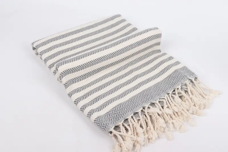 Handmade Gift, Custom Beach Towels, 70x40 Cotton Chevron Towel, Large Turkish Towel, Bachelorette Party Gifts, Valentines Day Gift For Him - 6