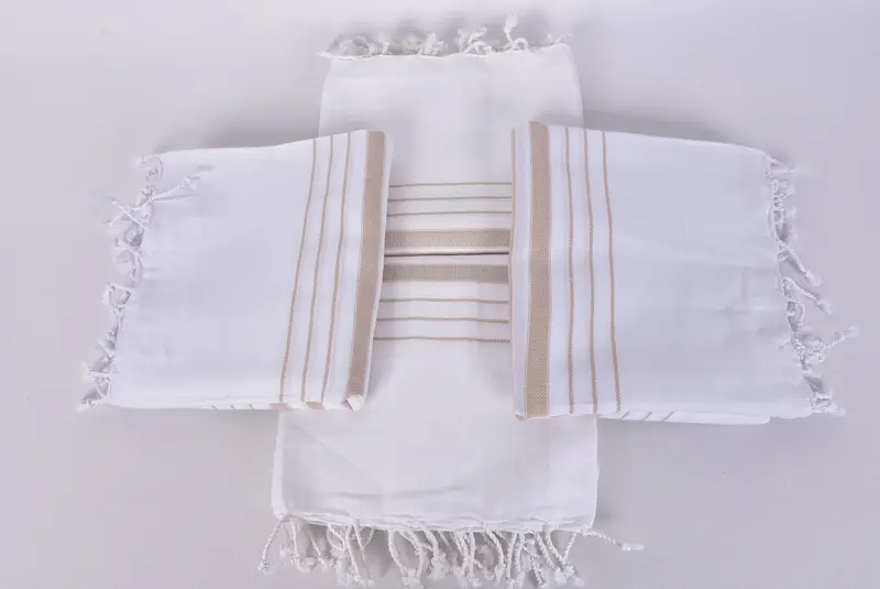 Lightweight towel, Turkish bath towel, Luxury Turkish Bath Towel, Spa Towel, Handmade Gift, 70x36 Cotton Striped Towel, Anniversary Gift For Her - 6
