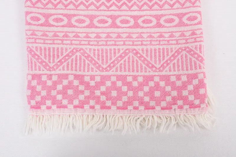 Turkish Towel USA, Personalized Gift For Her, Bridal Shower Favors, 68x36 Cotton Geometric Towel, Personalized Turkish Towel, Turkish Bath Towel Set - 4