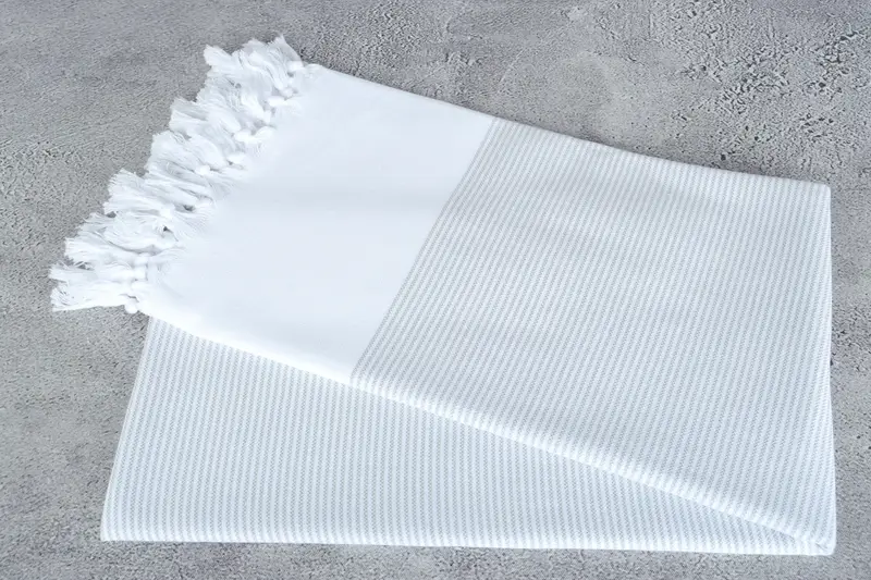 70x40 Cotton Striped Towel, Monogram Turkish Towel, Peshtemal Towel USA, Bachelor Party Gifts, Bridal Shower Gift, Soft towel, Wedding Towel - 6