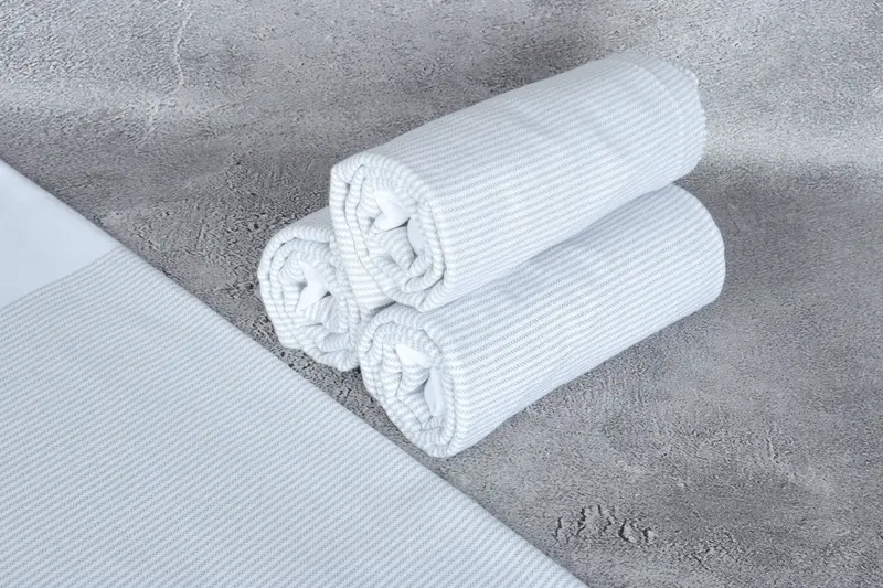 70x40 Cotton Striped Towel, Monogram Turkish Towel, Peshtemal Towel USA, Bachelor Party Gifts, Bridal Shower Gift, Soft towel, Wedding Towel - 8