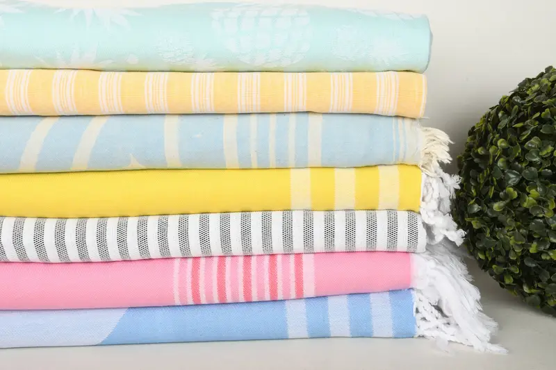 Handmade Gift, Wedding Day Gift For Bride, Gym Towel, Custom Beach Towels, 70x40 Cotton Set of 8 Towel, Hammam towel, Bachelorette Party Decorations - 3