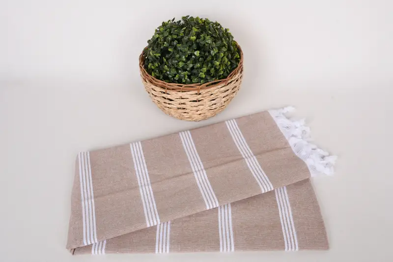 Bridesmaid Gift Towel, Unique Wedding Gift, 70x30 Cotton Striped Towel, Home Gift, Absorbent Turkish towel, Turkish Towel Set, Bachelor Gifts - 4