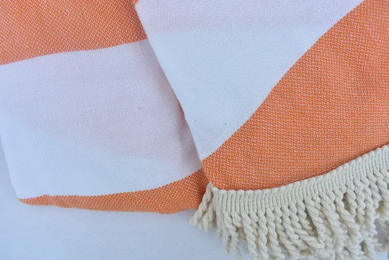 Wedding Hand Made Gift, 64x64 Cotton Striped Round Towel, Custom Beach Towel, Turkish Towel USA, Personalized Wedding Gift, Bachelorette Party Favor - 6
