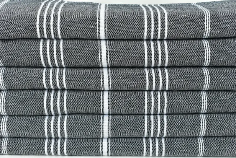 88x60 Cotton Striped Towel, Bachelorette Party Gifts Bridesmaids, Bachelorette Gifts, Housewarming Gift, Wedding Favors, Organic Beach Blanket - 2