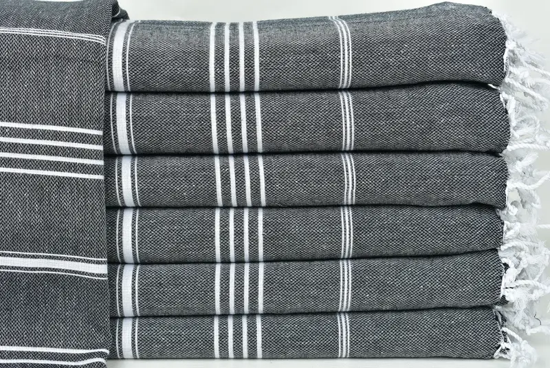 88x60 Cotton Striped Towel, Bachelorette Party Gifts Bridesmaids, Bachelorette Gifts, Housewarming Gift, Wedding Favors, Organic Beach Blanket - 1