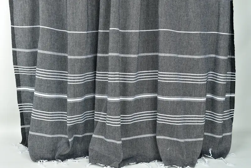 88x60 Cotton Striped Towel, Bachelorette Party Gifts Bridesmaids, Bachelorette Gifts, Housewarming Gift, Wedding Favors, Organic Beach Blanket - 7