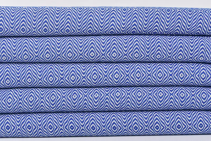 Monogram Hand Towel, Custom Name Towel, Personalized Hand Towel, Best Friend Gift Ideas, Personalized Dish Towel, 36x18 Cotton Zigzag Diamond Towel - 2