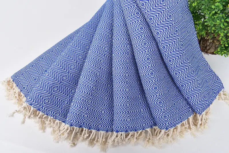 Monogram Hand Towel, Custom Name Towel, Personalized Hand Towel, Best Friend Gift Ideas, Personalized Dish Towel, 36x18 Cotton Zigzag Diamond Towel - 4
